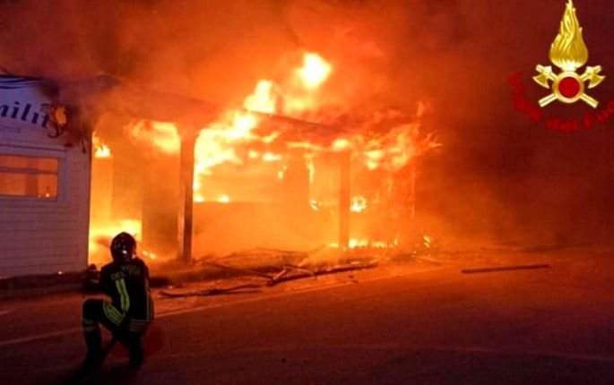incendio ristorante