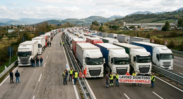 sciopero camion